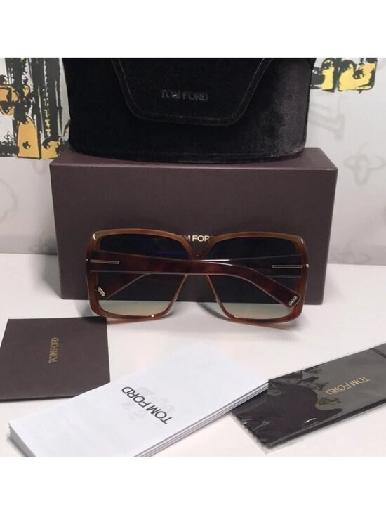 New Authentic Tom Ford Women\'s Gradient Brown Sunglasses TF1117 53p main image 6